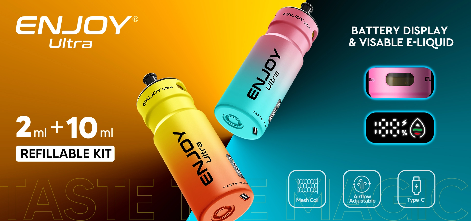 ENJOY 2+10 REFILLABLE KIT Vape